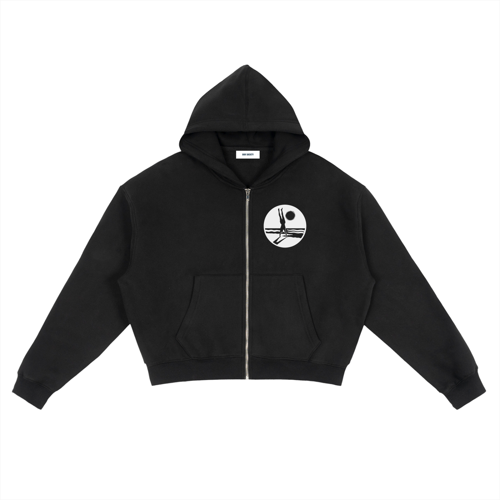 OUR SOCIETY ZIP HOODIE